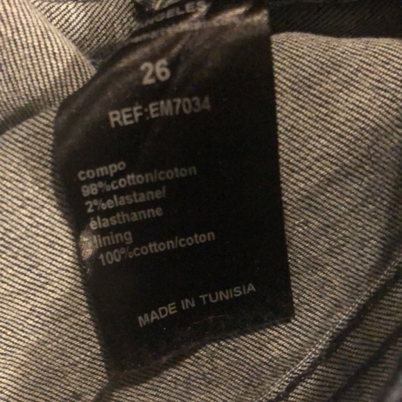 🇫🇷Etienne Marcel Skinny denim with 3 red zippers & detailed leg seams 🇫🇷 - Picture 8 of 8